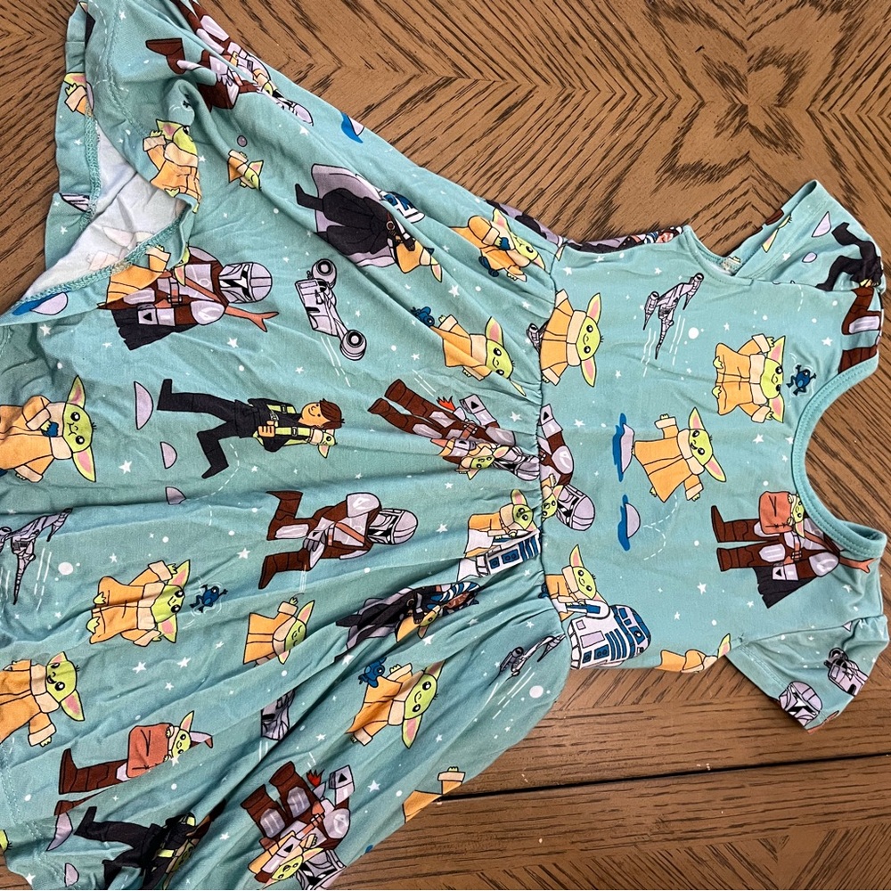 Green Star Wars Themed Dress